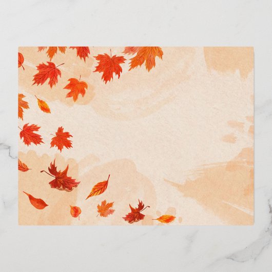 フォイルホリデーポストカード 箔シーズンポストカード (正面)