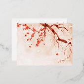 フォイルホリデーポストカード 箔シーズンポストカード (正面/裏面)