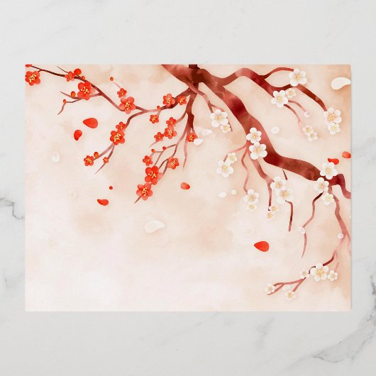 フォイルホリデーポストカード 箔シーズンポストカード (正面)