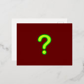 フォイルホリデーポストカード 箔シーズンポストカード (正面/裏面)