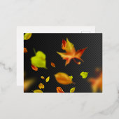 フォイルホリデーポストカード 箔シーズンポストカード (正面/裏面)