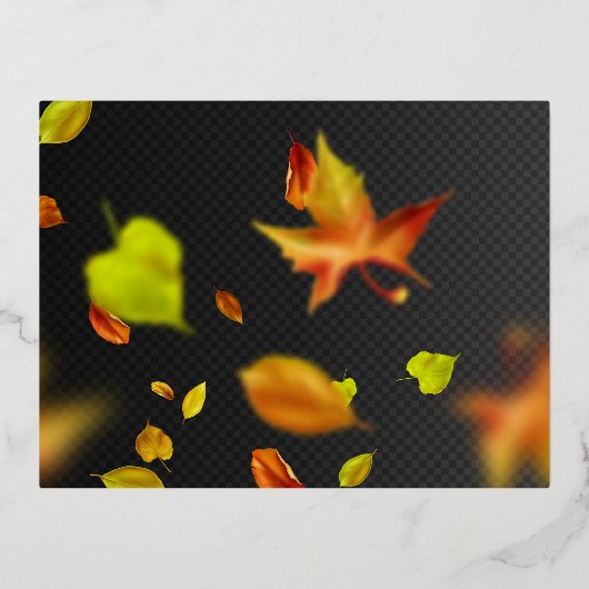 フォイルホリデーポストカード 箔シーズンポストカード (正面)