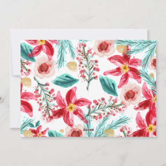 フォイルホリデー応援クリスマスカード シーズンカード (裏面)