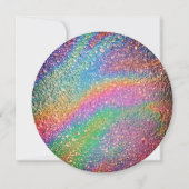 フォイルボウリングボール,ボーリング,グローバースデーパーティー 招待状 (裏面)