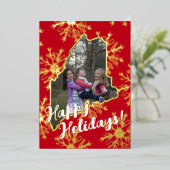 フォイルメーンファミリーホリデーカード 箔シーズンカード (立ち正面)