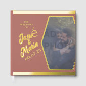 フォイルモダンス結婚ゲストブックの追加 ゲストブック (正面)