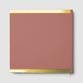 フォイルモダンス結婚ゲストブックの追加 ゲストブック (裏面)