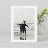 フォイルモダントレンド新年応援フォトカード 箔シーズンカード (立ち正面)