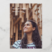 フォイルモダンフォト卒業25発表 箔シーズンカード (裏面)