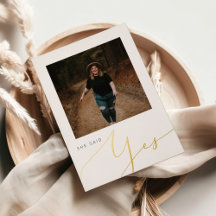 フォイルモダンミニマリストのブライダルシャワー招待