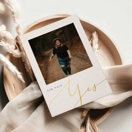 フォイルモダンミニマリストのブライダルシャワー招待 箔招待状