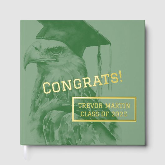 フォイルユニーク卒業パーティーゲストブック ゲストブック (正面)