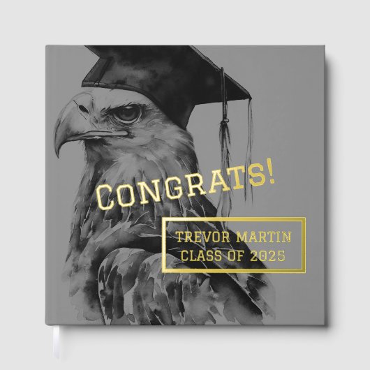 フォイルユニーク卒業パーティーゲストブック ゲストブック (正面)