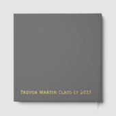 フォイルユニーク卒業パーティーゲストブック ゲストブック (裏面)