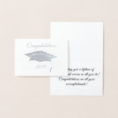 フォイル卒業カード 箔カード (ディスプレー)