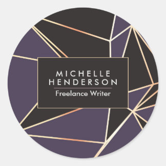フォイル幾何抽象芸術 ラウンドシール