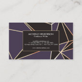フォイル幾何抽象芸術 名刺 (裏面)