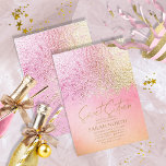 フォイル抽象芸術Sweet sixteen金ゴールド桃ID776 招待状<br><div class="desc">このスタイリッシュSweet sixteen招待は、桃とスイカを通して金ゴールドの色合いを輝かせる抽象芸術の背景を特徴とする。手書書にtouchが加わエレガントる。指定されたテンプレートを使用して名前とイベント詳細を追加する。シックでトレンディーの選択は10代の区別に合わせる。ID776を検索して、このゲームの招待に関するその他の色のオプションを表示する。</div>