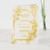 フォイル招待状エレガント：忘れられない輝き 箔グリーティングカード (正面)