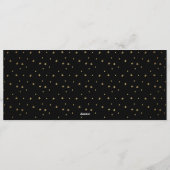 フォイル文字ハ書ンドハッピーニューイヤー シーズンカード (裏面)