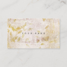 フォイル秋秋グラニー金ゴールドセメント散乱 名刺