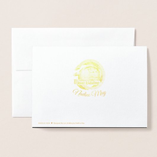 フォイル素晴らしでギャツビーが感謝のカードを結婚手に 箔カード (裏面封筒付き)