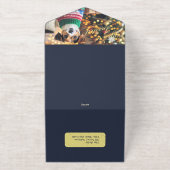 フォイル・オールインワンクリスマス招待状 オールインワン招待状 (外側)