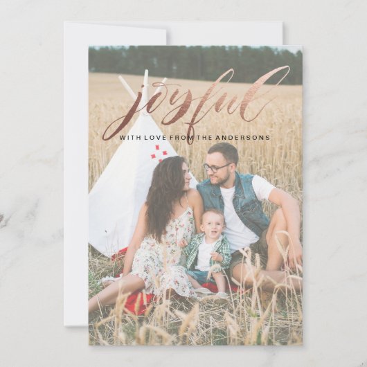 フォイル・ジュービル・クリスマス・カード シーズンカード (正面)