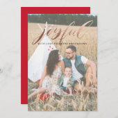 フォイル・ジュービル・クリスマス・カード シーズンカード (正面/裏面)