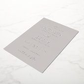 フォイル セーブ ザ デート 告知 ウェディング カード (回転した状態)