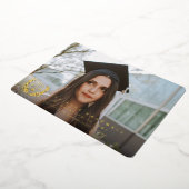 フォイル・ロースクール卒業写真発表 箔招待状 (回転した状態)