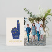 フォイル#1パパフォームフィンガーファーズデイフォトカード 箔シーズンカード (立ち正面)