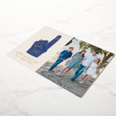 フォイル#1パパフォームフィンガーファーズデイフォトカード 箔シーズンカード (回転した状態)