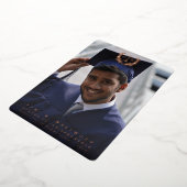 フォイルJD法はかりで測卒業写真発表 箔招待状 (回転した状態)