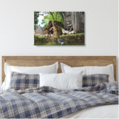 フォイ伝統的グラスのグースファームキャンバス キャンバスプリント (インサイチュ (寝室))