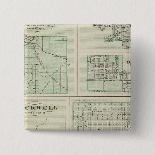 フォウ企業のラーの町、ベントン 缶バッジ (正面)