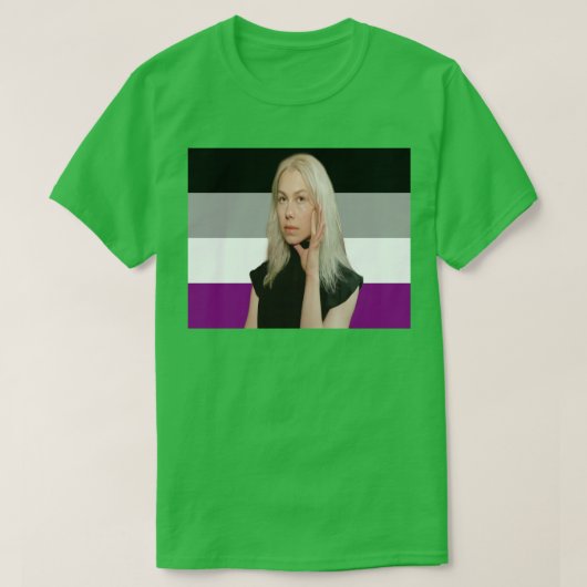 フォエブブジャーズ無性プライド国旗 Tシャツ (デザイン正面)