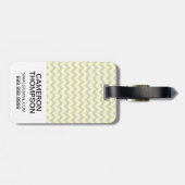 フォカスタムトパステルシェブロンパターン ラゲッジタグ (裏面横)