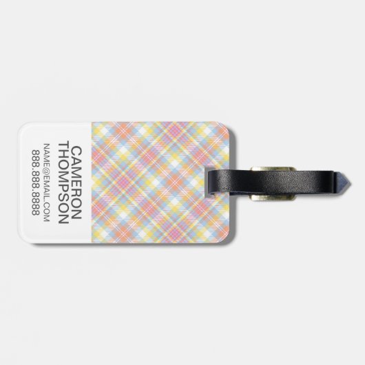 フォカスタムトパステルストライププライド ラゲッジタグ (裏面横)