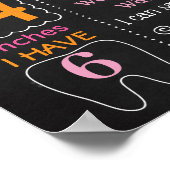 フォキシキツネ最初の誕生日パーティーのシャルボードサイン ポスター (角)