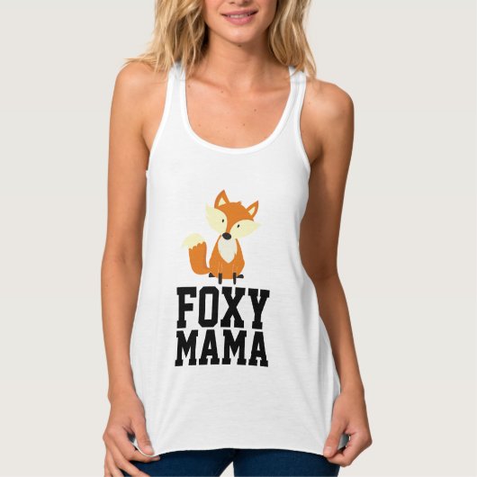 フォキシママキツネTシャツ タンクトップ (正面)