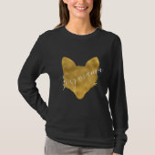 フォキシママ金ゴールドキツネ Tシャツ (正面)