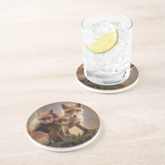 フォキシ三つ子 コースター (側面)