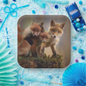 フォキシ三つ子 ペーパープレート (パーティー)