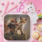 フォキシ三つ子 ペーパープレート (パーティー)