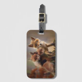 フォキシ三つ子 ラゲッジタグ (正面縦)