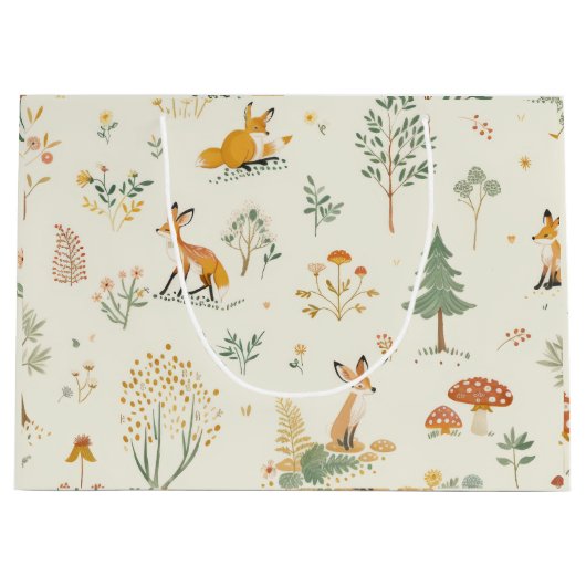 「フォキシ抱き枕」 ラージペーパーバッグ (正面)