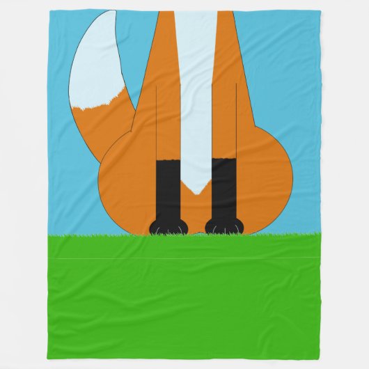 フォキシ フリースブランケット (正面)