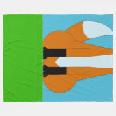 フォキシ フリースブランケット (正面(横))