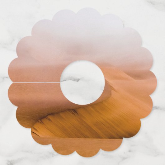 フォギーのナミブ砂漠 ワイングラスタグ (正面)